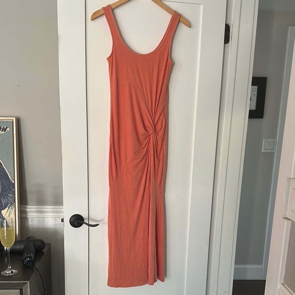 Sundry Coral Maxi Dress